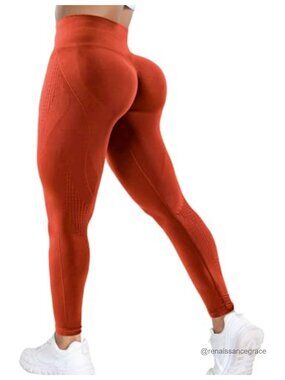 Seamless Scrunch Butt Lifting High Waist Tummy Control Leggings